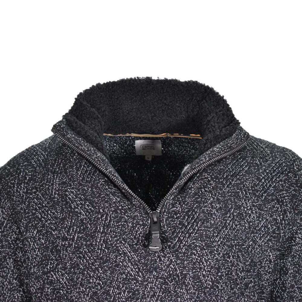 Men's cotton sweater, anthracite color Camel Active CA 409580-6K20-88