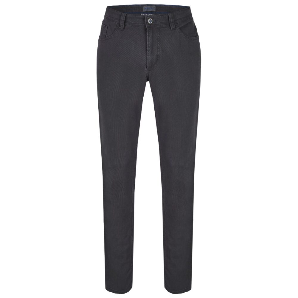 Men's 5-pocket cotton pants gray color Hattric HT 688955 6334 07