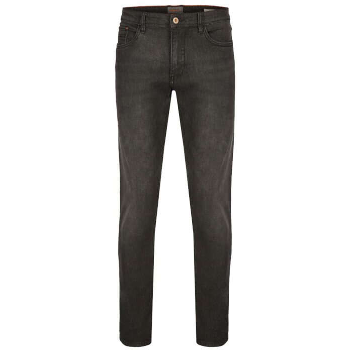 Men's jeans slim fit black color Hattric HT 688745-6348-07