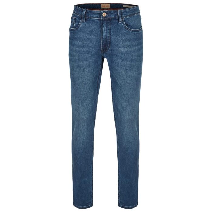 Men's jeans slim fit blue color Hattric HT 688745-6348-42