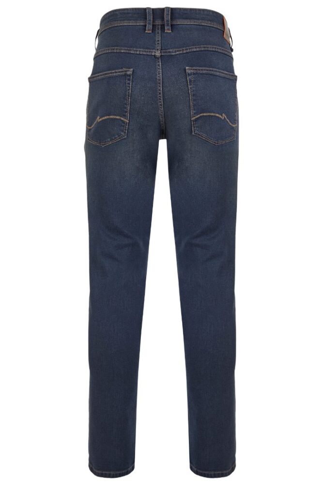 Men's jeans slim fit blue dark color Hattric HT 688745-6348-46