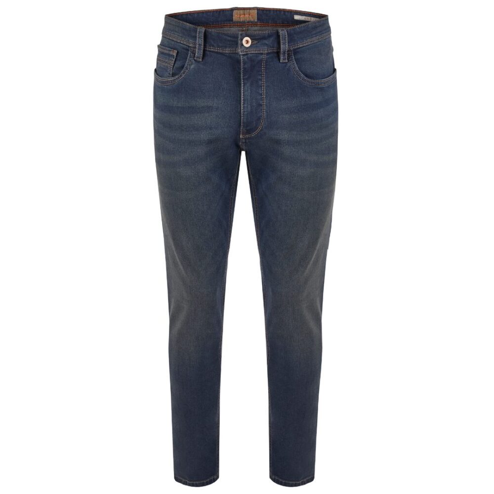 Men's jeans slim fit blue dark color Hattric HT 688745-6348-46