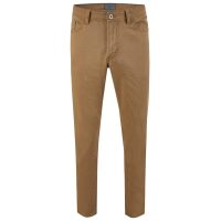 Men's 5-pocket cotton pants brown color Hattric HT 688955 6334 18