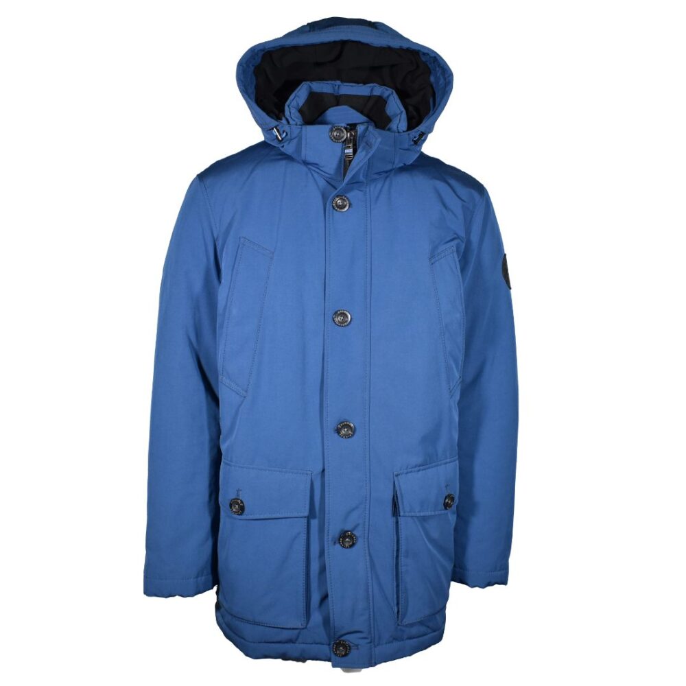 Men's warm quarter jacket blue Calamar CL 120780-4026-44
