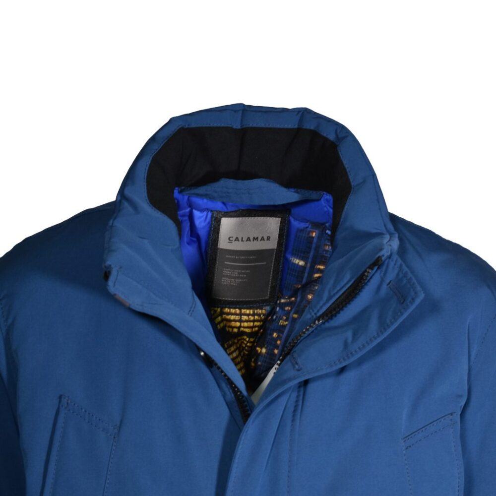 Men's warm quarter jacket blue Calamar CL 120780-4026-44