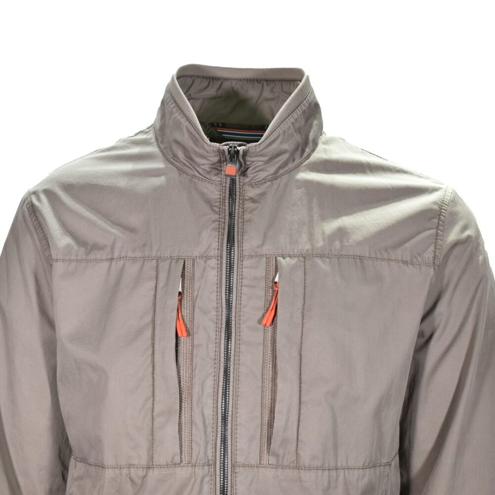 Men beige-brown cotton jacket Calamar CL 130120-1003-24