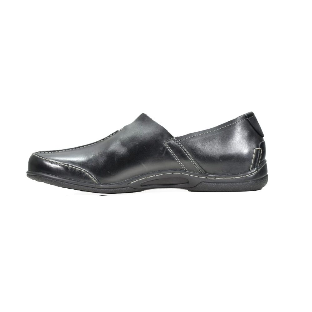 Ανδρικό δερμάτινο ελαφρύ παπούτσι Morocco  μαύρο χρώμα Camel Active CA 143-12-04