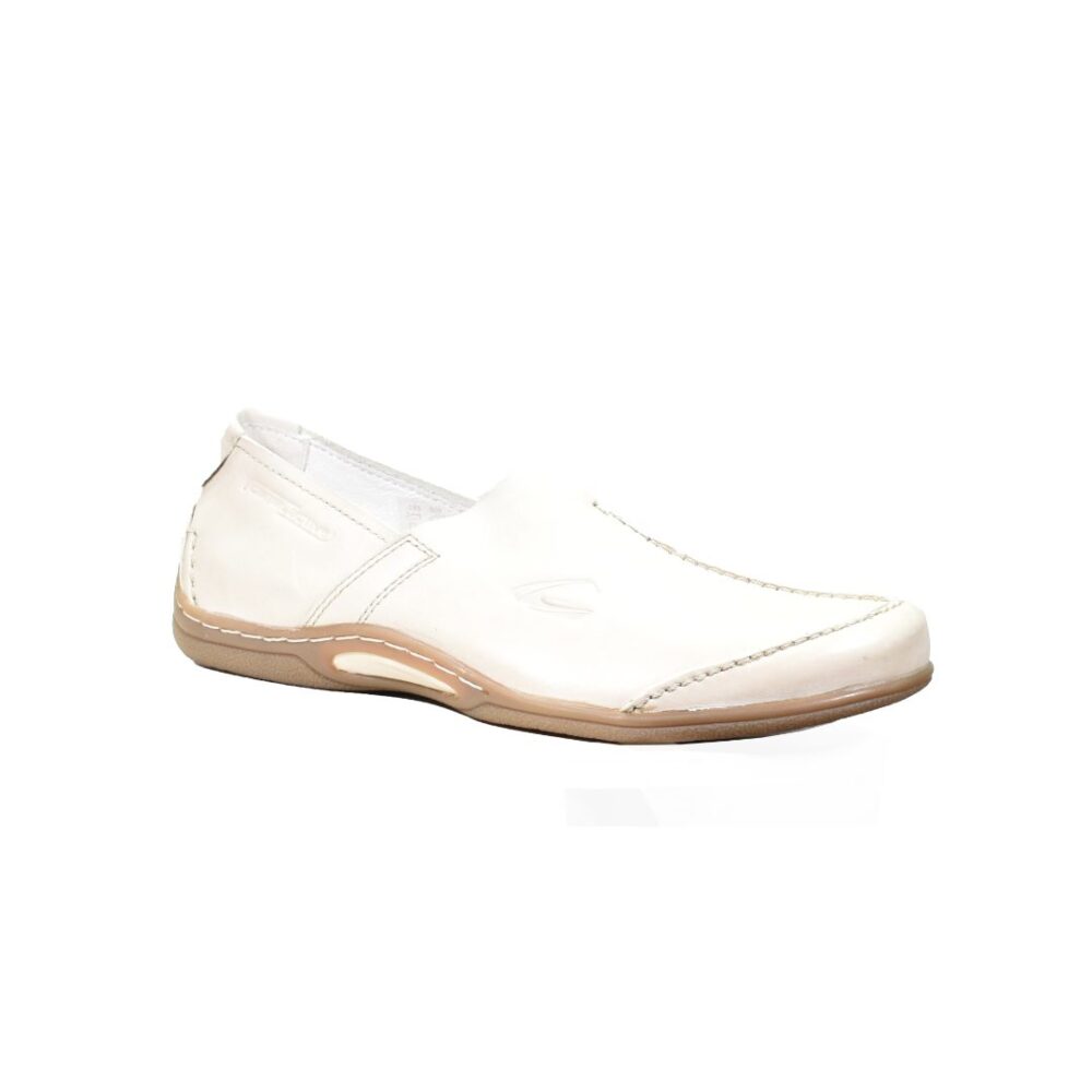Men's light leather shoe Morocco beige Camel Active CA 143-12-05