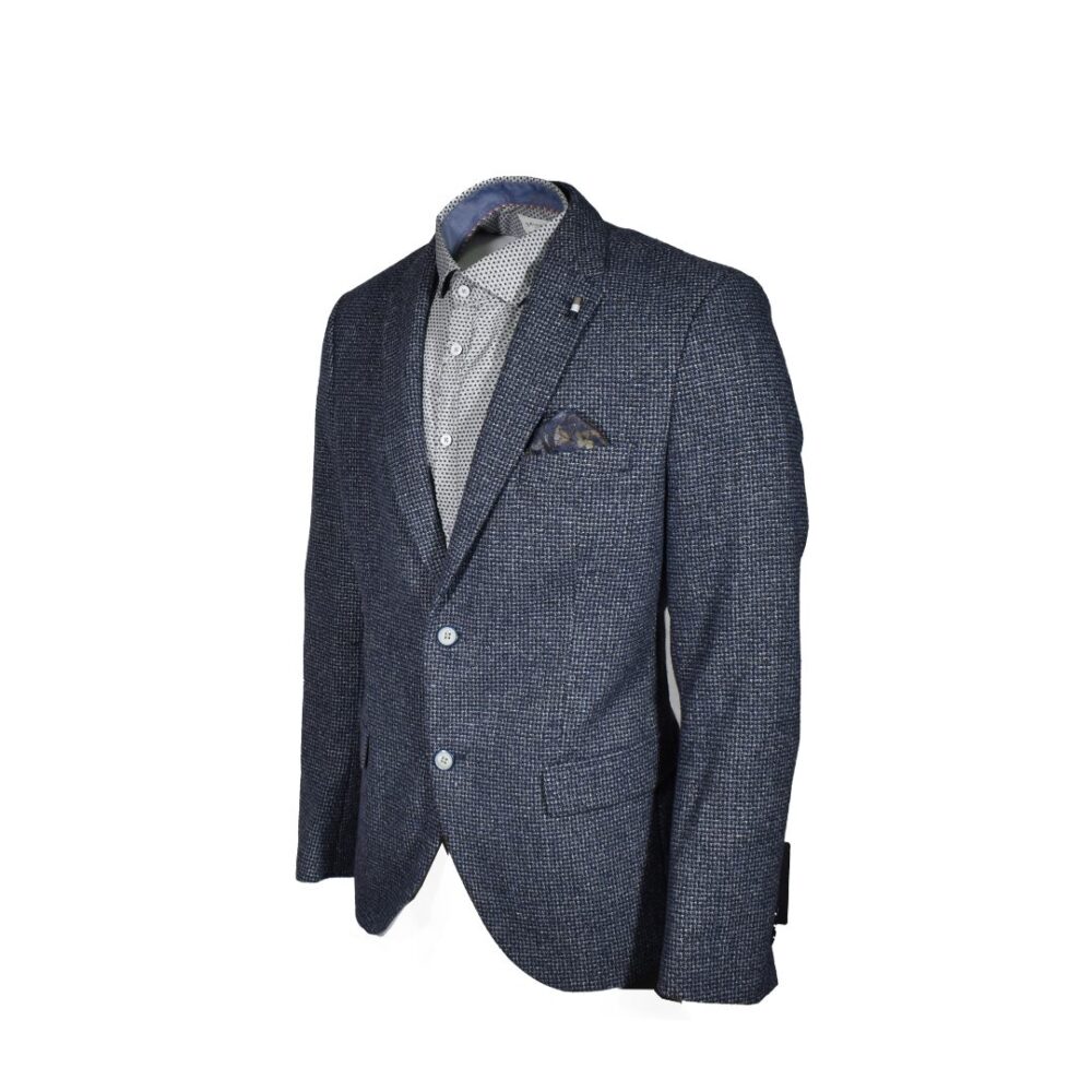 Men's Casual jacket blue-black color Calamar CL 144040-4Q16-43