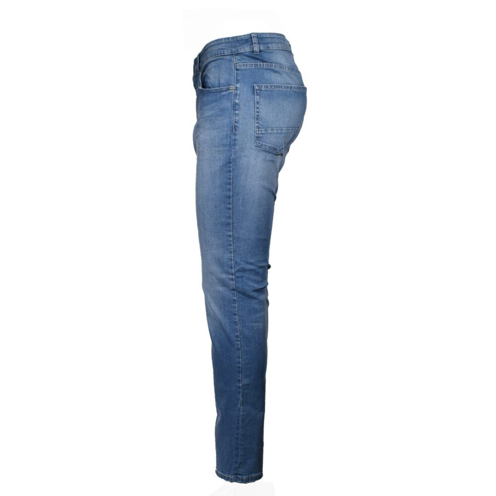 Ανδρικό παντελόνι τζιν μπλε ανοιχτό χρώμα στενή γραμμή  Calamar CL 188355-1192-46