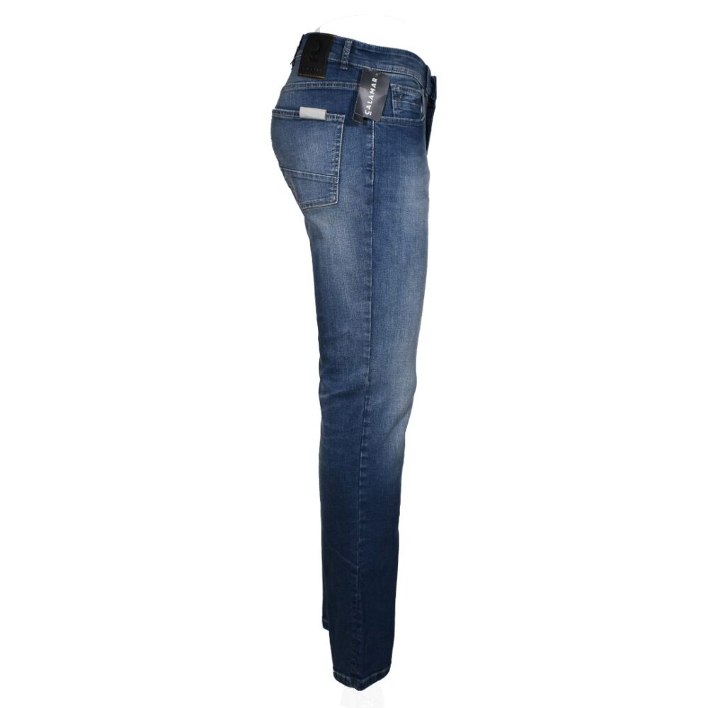 Ανδρικό παντελόνι τζιν μπλε χρώμα στενή γραμμή Calamar CL 188355-1192-97