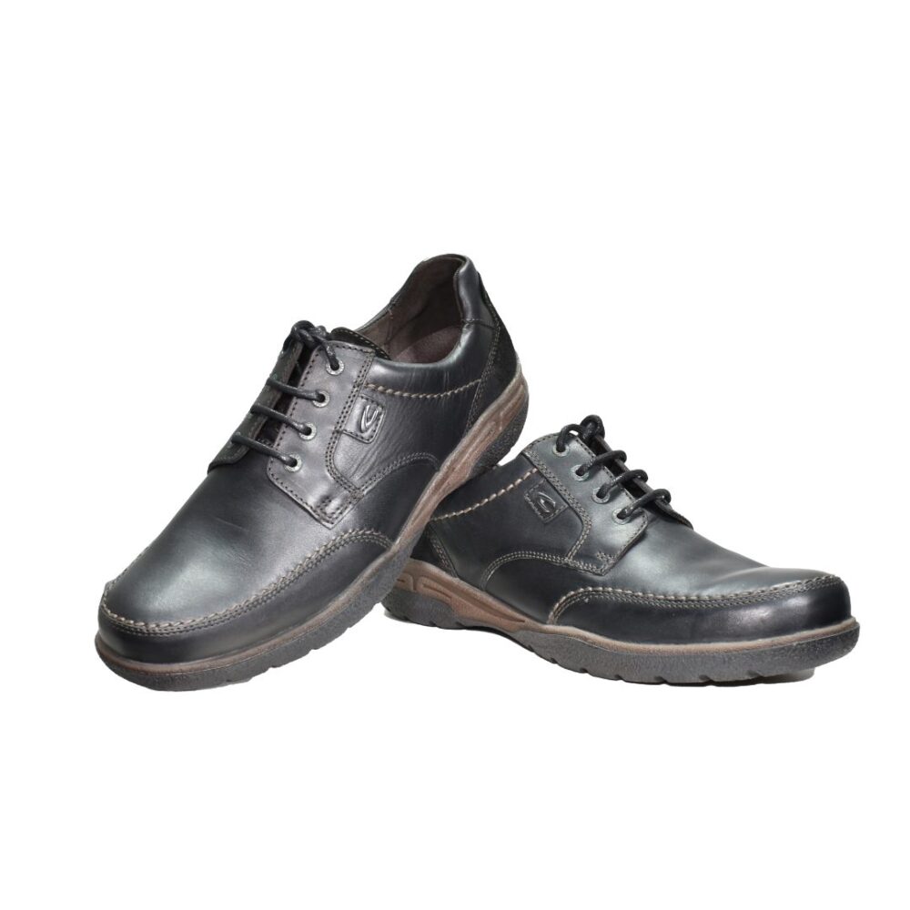 Men's leather nubuk shoe Bolzano black Camel Active CA 508 11 04