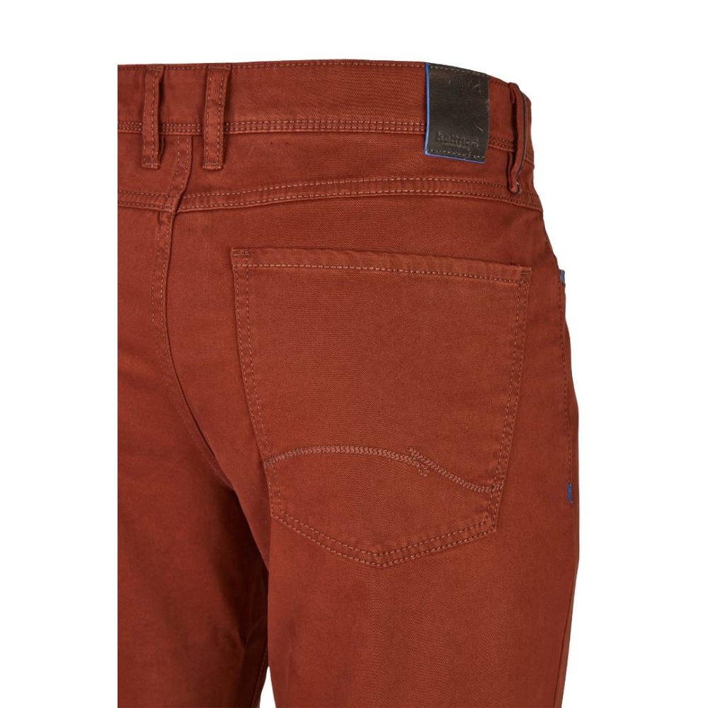 Ανδρικό παντελόνι Hunter Pima Cotton κεραμιδί χρώμα Hattric HT 688405-4332-25