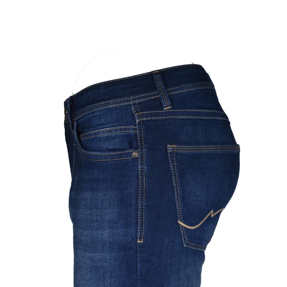 Men's jeans elastic Harris blue color Hattric HT 688655-9649-49