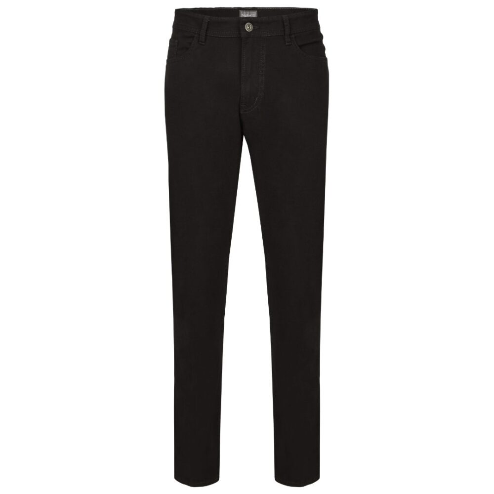 Men's cotton pants Hunter black color Hattric HT 688855-8217-08