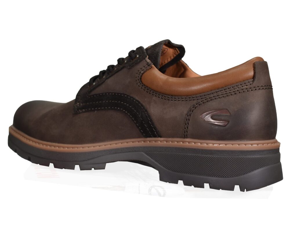 Ανδρικό παπούτσι Gravity δέρμα & suede, καφέ σκούρο χρώμα Camel Active CA 231269-C46