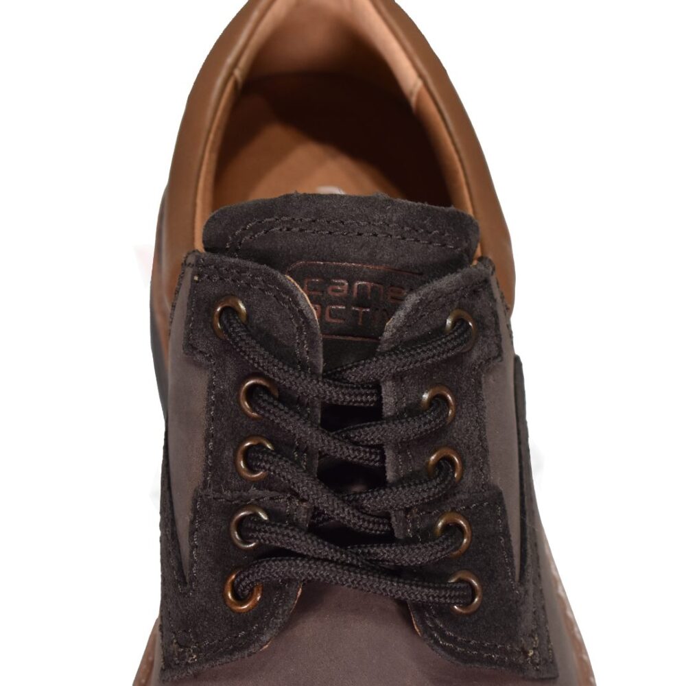 Ανδρικό παπούτσι Gravity δέρμα & suede, καφέ σκούρο χρώμα Camel Active CA 231269-C46