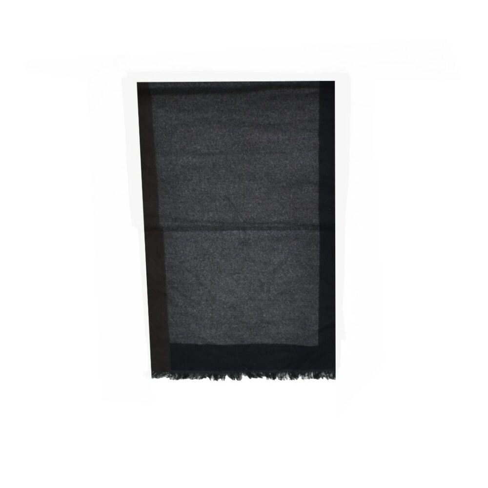 Men's scarf 100% Viskose black - gray color Calamar CL 107620-8V62-08