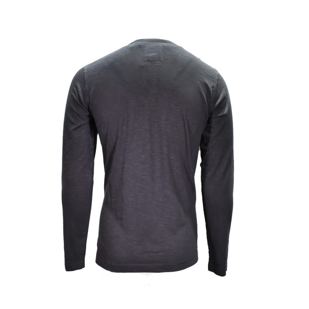 Men's Long Sleeve Cotton Blouse Gray Calamar CL 109375-1F02-08