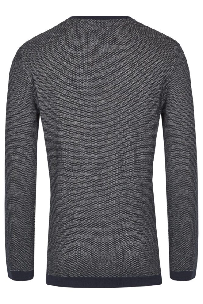 Men's knitted cotton sweater blue color Calamar CL 109545-8K02-43