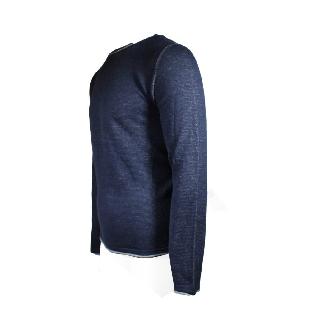 Men's sweater 100% cotton blue color Calamar CL 109545-8K03-43