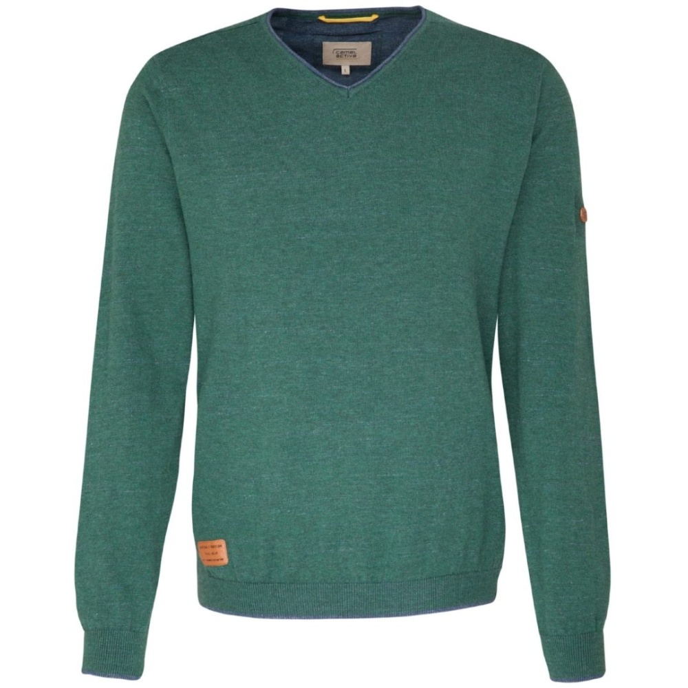 Men's sweater green color Camel Active CA 124-025-74