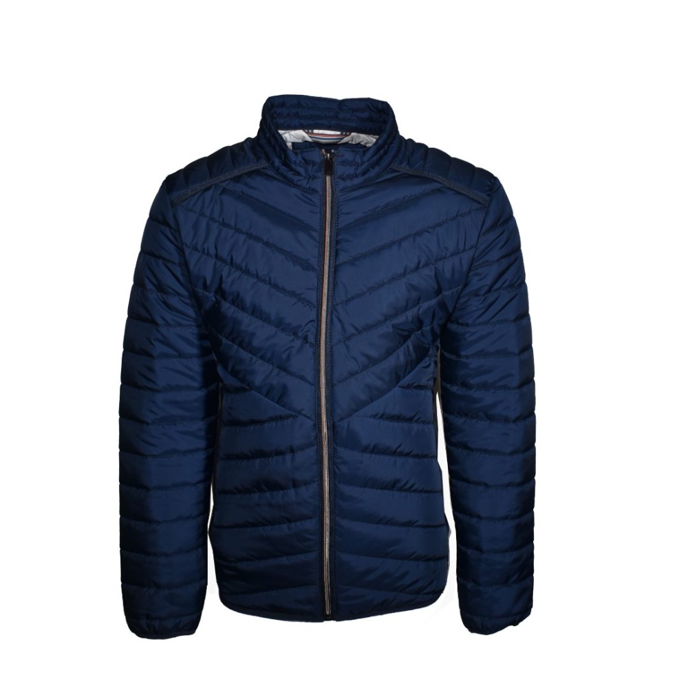 Men light quilted jacket blue - navy color Calamar CL 130010-1Y05-42