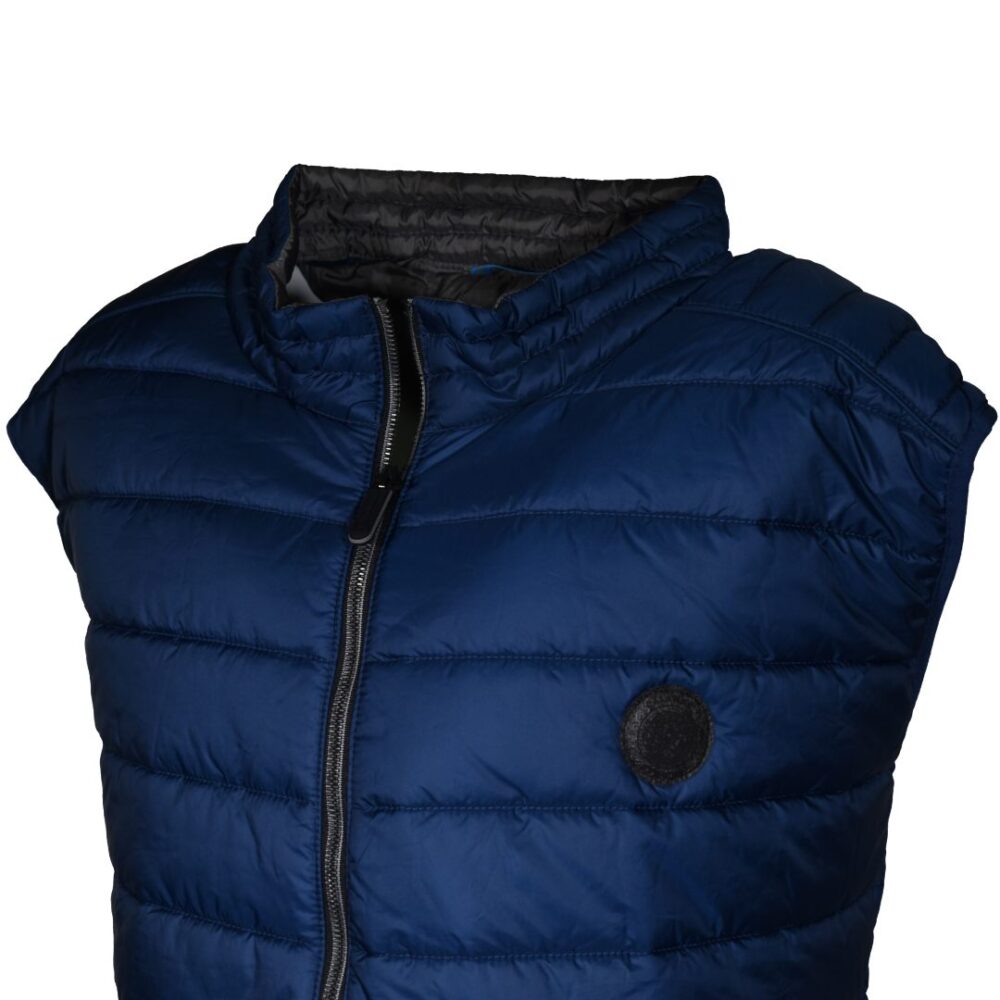 Men's quilted vest gray color Calamar CL 160710-4X23-46