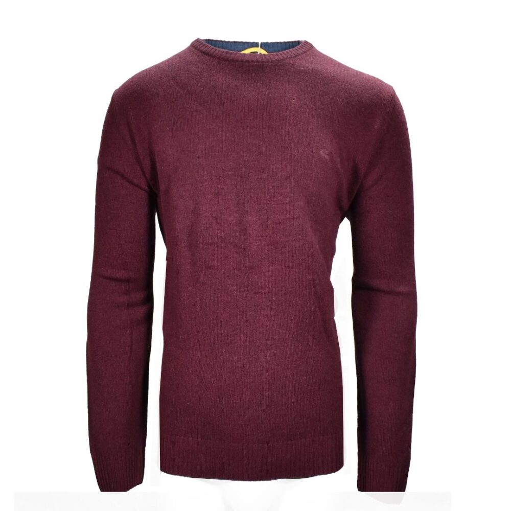 Men's burgundy wool sweater Camel Active CA 324-412-47