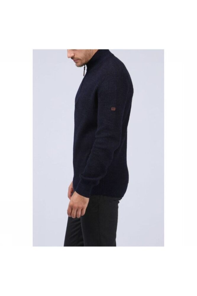 Men's knitted cotton sweater blue color Camel Active CA 344-203-15