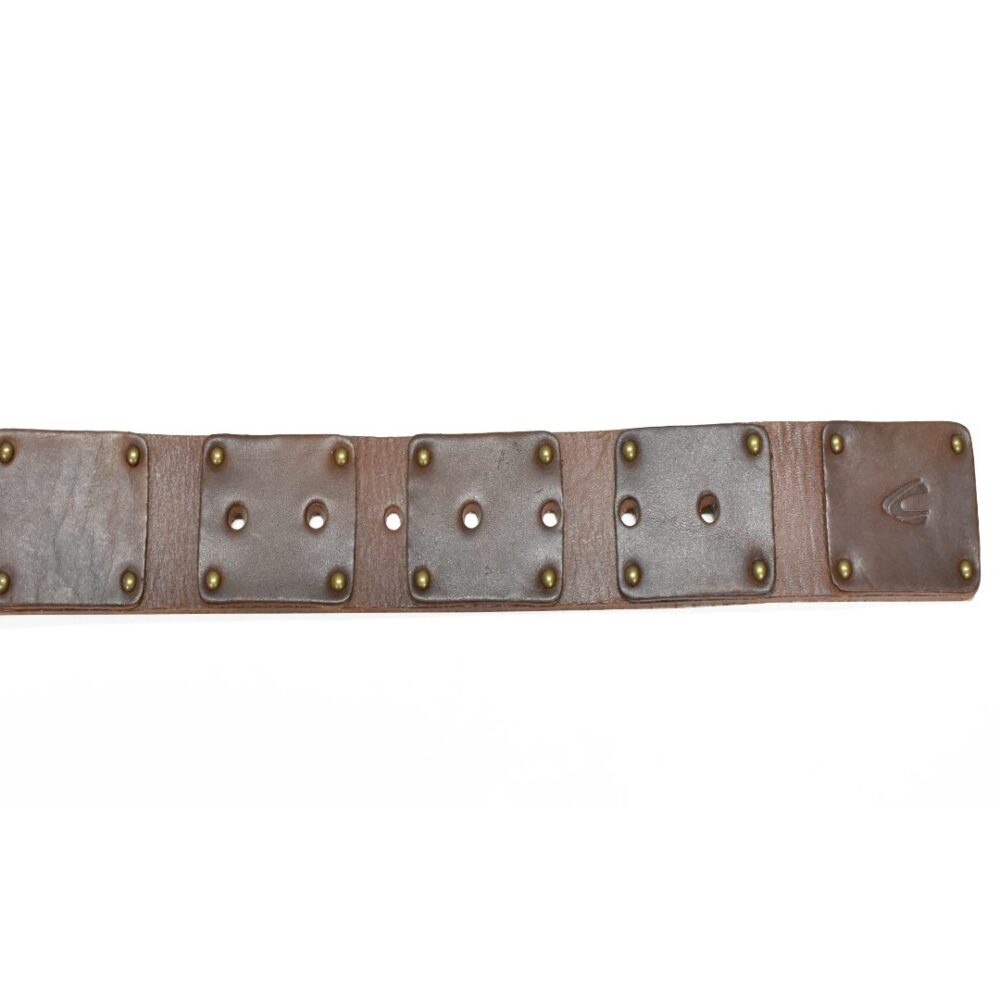 Brown leather belt Camel Active CA 402300-4B30-20