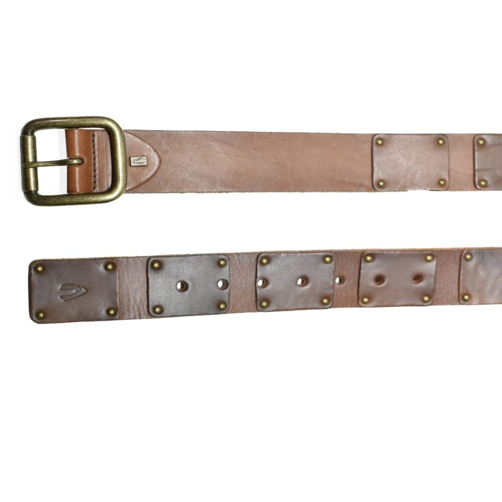 Brown leather belt Camel Active CA 402300-4B30-20