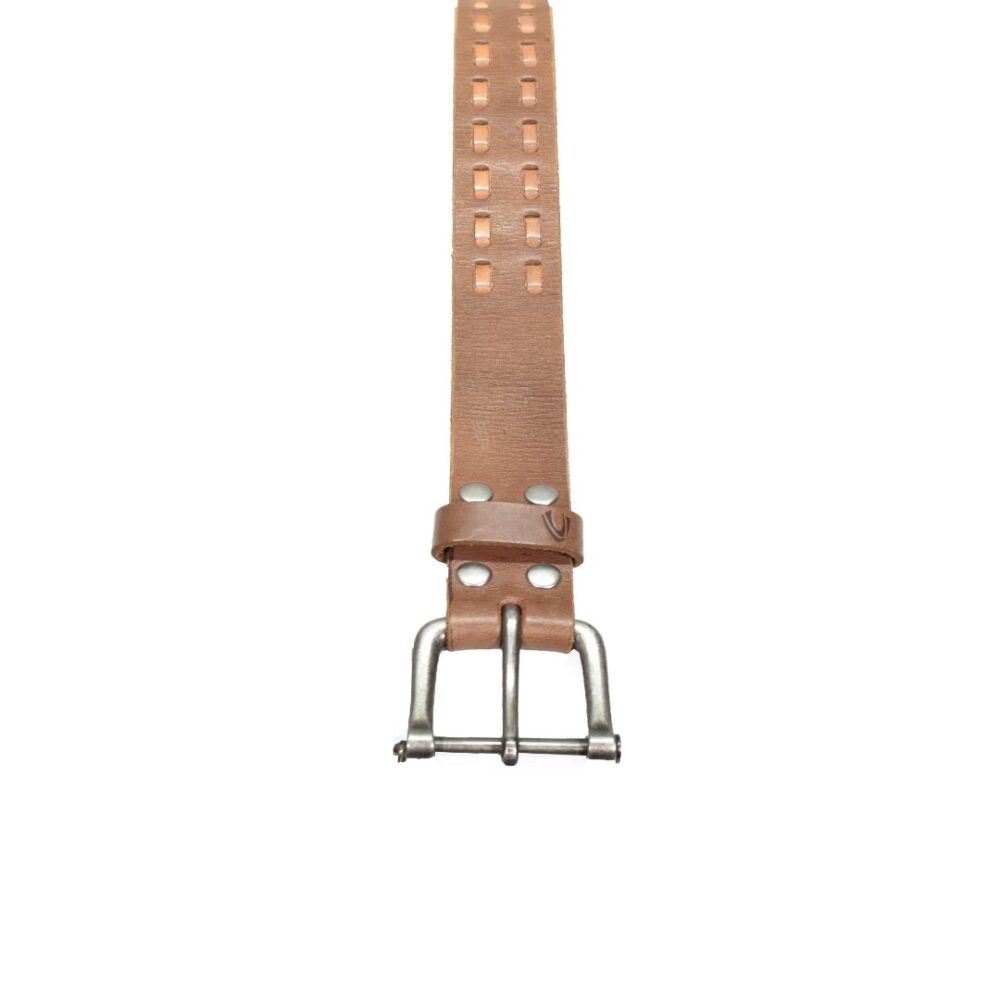 Brown leather belt Camel Active CA 402810-3B81-20