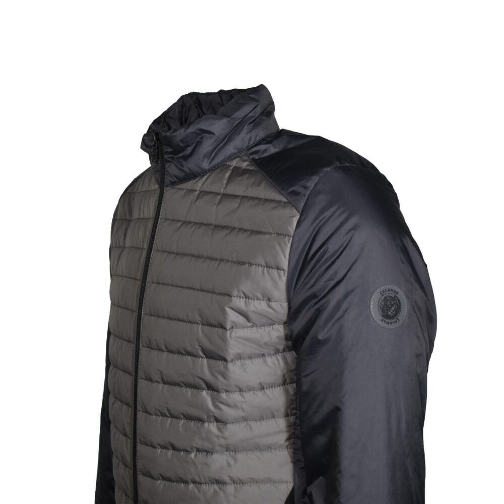 Men light quilted jacket gray color Calamar CL L301190-5Y05-02